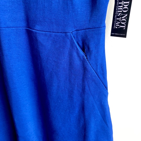 NWT NY&Co Blue Casual Dress - Picture 2 of 5